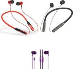 Levelplus Jazz & Bliis With Bharat Neckband Combo 45 Hours Playtime Bluetooth (In the Ear)