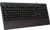 Logitech G213 / Lightsync RGB, Spill resistant, Palm rest, Customizable Keys Wired USB Gaming Keyboard