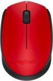 Logitech M171 RED Wireless Optical Mouse