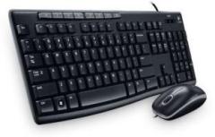 Logitech MK200 Mouse & Keyboard Combo, Full Sized Wired USB Laptop Keyboard