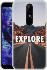 Loudcase Back Cover for Nokia 5.1 Plus (Grip Case, Silicon, Pack of: 1)