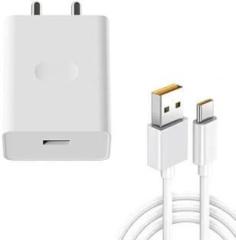 Mak 33 W SuperVOOC 6 A Wall Charger for Mobile with Detachable Cable (Cable Included)