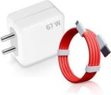 Mak 67 W SuperVOOC 6 A Wall Charger For Mobile With Detachable Cable (Cable Included)