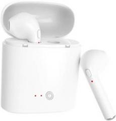 Maupin i7 bluetooth with mic Compatible with All smartphones Bluetooth Headset with Mic (In the Ear)