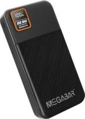 Megabar 20000 mAh 22.5 W With MagSafe Ultra Compact Pocket Size Power Bank (Balck, Lithium Polymer, Power Delivery 3.0 for Mobile)