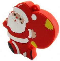 Microware Santa Claus with Gift Shape 4 GB Pen Drive