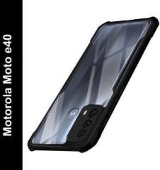 Micvir Back Cover for Motorola Moto e40 (Transparent, Shock Proof, Pack of: 1)