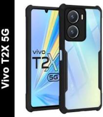 Micvir Back Cover for vivo T2X 5G (Transparent, Pack of: 1)