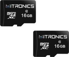 Mitronics Pro 16 GB MicroSD Card Class 10 80 MB/s Memory Card