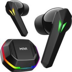 Mivi Commando X7, 35ms Low Latency, 13mm Bass, 50H Playtime, Dual Mic AI ENC, TypeC, 5.3 Bluetooth Headset (True Wireless)