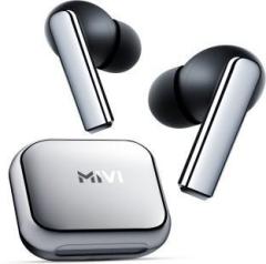 Mivi DuoPods i3 TWS, 13mm Bass, 45+H Playtime, AI ENC, Low Latency, Type C, 5.3 BT headset Bluetooth Headset (True Wireless)