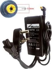 Myria Acre laptop charger, acer aspire one, Acer aspire, travelmate, Extensa yellow tip 65 W Adapter (Power Cord Included)