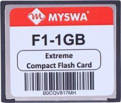 Myswa F1 CF1GB CNC Machine, Railways Locomotives, Airplane, Camera, Desktop etc 1 GB Compact Flash Class 4 20 MB/s Memory Card