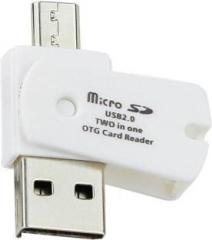 Olectra MICRO SD/SDHC USB 2.0 TWO IN ONE OTG CARD READER ANDROID USB Adapter Card Reader