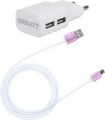 Orbatt 2.4 A FAST CHARGER WITH MICRO USB DATA CABLE Mobile Charger