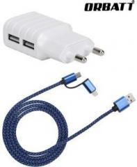 Orbatt CHR2 USB2in1 Blue Mobile Charger