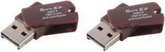 Oxza SET OF 2 USB 2.0 TWO IN ONE Micro SD OTG ADAPTOR Card Reader