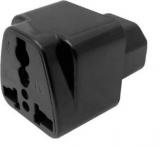 Pac IEC 320 C14 Male Plug to Universal Female Jack AC Power Worldwide Adaptor