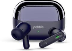 Pebble BlissBuds Ace Deep Bass Clear Sound, ANC, ENC with Quad Mic, Low latency Mode Bluetooth Headset (In the Ear)