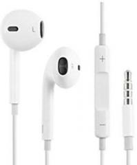 Plus Shine Earphone Headset with Mic for All smartphones Wired Headset with Mic (In the Ear)