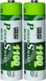 Power Smart AA 1.2V PS1100 NiMH x2 cells 1100 mah rechargeble Cells for camera toys remote etc Battery