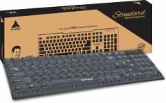 Prodot QWERTY Keyboard with Low Profile Keys for Windows, Mac, PC, Laptop Wired USB Multi device Keyboard (KB Alive)