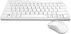 Rapoo 8000MWhite 18765 Wireless, Bluetooth Multi device Keyboard (K8000M+M160)