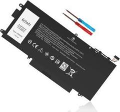 Ri K5XWW Laptop Battery Compatible for Dell Latitude 13 7389 Latitude 7390 2 in 1 Latitude 12 5000 5289 2 in 1 L3180 E5289 P29S001 P29S002 SeRies 6CYH6 71TG4 725KY N18GG 451 BBZC CFX97 4 Cell Laptop Battery