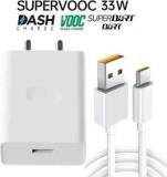 Roarx 33 W SuperVOOC 3 A Wall Charger For Mobile With Detachable Cable (Cable Included)