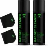 Royal Care Proffessional Eco Friendly Gadget Cleaner Spray With 2Pcs Microfiber Cloths For Laptops, Mobiles, Gaming, Computers (100ML+100ML, Gentle & Effective Cleaning Solution)