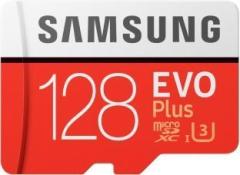 Samsung EVO PLUS 128 GB MicroSD Card Class 10 100 MB/s Memory Card