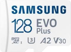 Samsung Evo Plus 128 GB MicroSDXC Class 10 130 MB/s Memory Card (With Adapter)