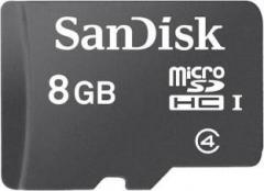 Sandisk 8 GB MicroSDHC Class 4 20 MB/s Memory Card