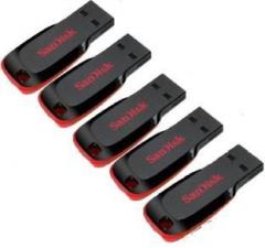 Sandisk 8 Gb Pen Drive Pack Of 5 8 GB Pen Drive