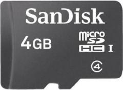 Sandisk card 4 GB MicroSDHC Class 4 30 MB/s Memory Card