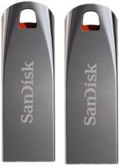 Sandisk Cruzer Force Pack of 2 16 GB Pen Drive