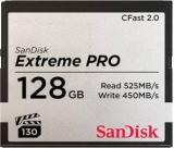 Sandisk Extreme Pro 128 Compact Flash Class 10 525 Mbps Memory Card