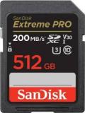 Sandisk Extreme Pro 512 GB SDHC Class 10 200 MB/s Memory Card