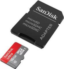 Sandisk MicroSDHC 16 GB Ultra SDHC Class 10 85 MB/s Memory Card