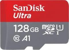 Sandisk Ultra 128 GB MicroSD Card UHS Class 1 100 MB/s Memory Card