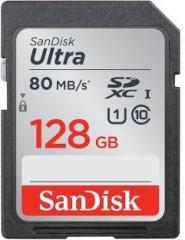 Sandisk ULTRA 128 GB SD Card Class 10 80 MB/s Memory Card