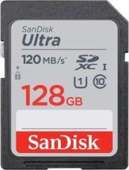 Sandisk Ultra 128 GB SDXC Class 10 120 MB/s Memory Card