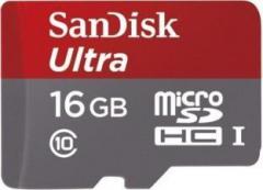 Sandisk Ultra 16 GB Ultra SDHC Class 10 80 MB/s Memory Card (With Adapter)