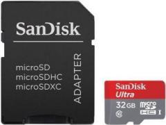 Sandisk Ultra 32 GB MicroSDHC UHS Class 1 48 MB/s Memory Card (With Adapter)