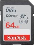 Sandisk Ultra 64 GB SDXC UHS I Card Class 10 120 Mbps Memory Card