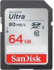 Sandisk Ultra 64 GB Ultra SDHC Class 10 120 MB/s Memory Card