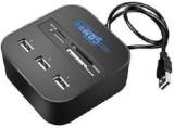 Sarvoteleweb All in One USB Hub Combo 3 ports and 2.0 for Pen drives Card Reader Card Reader