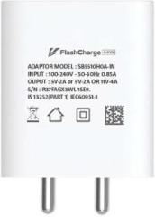 Sb 44 W 4 A Wall Charger for Mobile (support FLASH 2.0 only supported device, Cable Included)