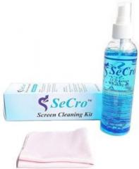 Secro 200 ml cleaning kit with microfiber cloth for Computers, Laptops, Mobiles, Gaming (cleaning kit)