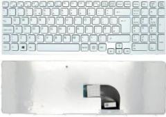 Sellzone Laptop Keyboard For Vaio SVE15 SVE 15 Series SVE1511A1E SVE15111Ea AEHK5U010203A WHITE Internal Laptop Keyboard